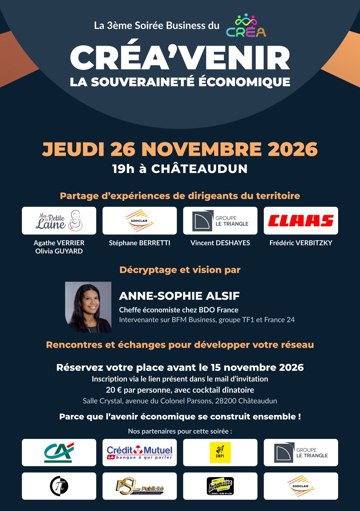 Affiche de Créa’venir 2026&nbsp;; tout son contenu est repris dans le texte de l’article